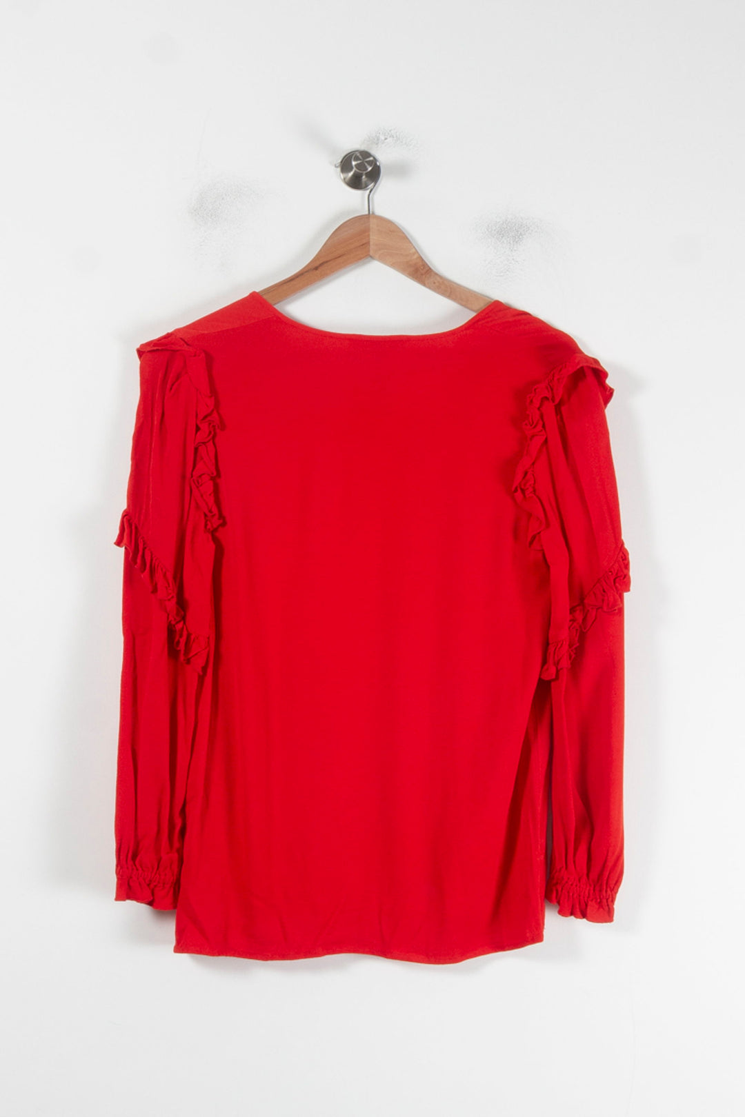 Blouse Rouge - Taille S/36 de la marque Maje | PARAD64712 - Vendu par Paradigme - Image 4