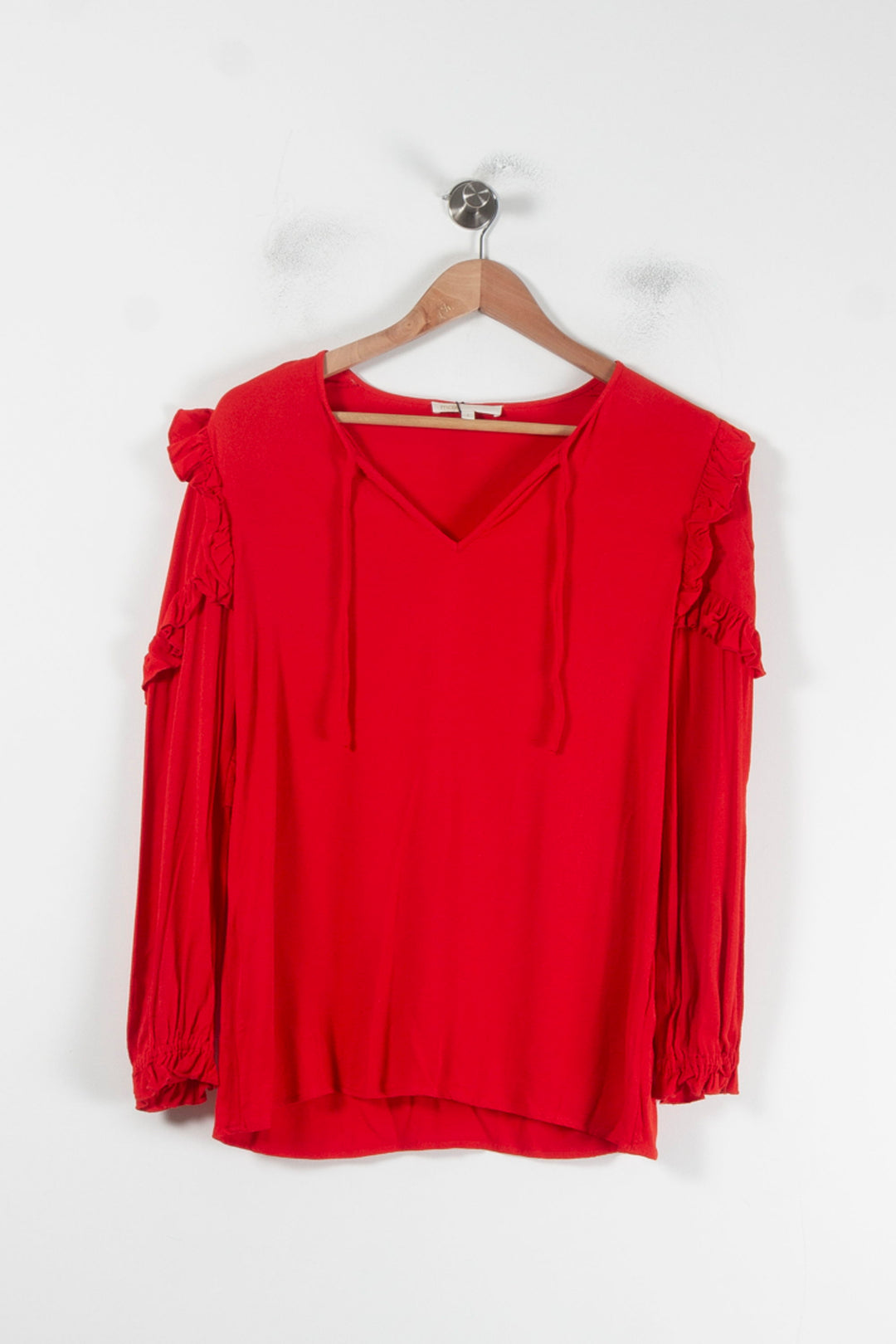 Blouse Rouge - Taille S/36 de la marque Maje | PARAD64712 - Vendu par Paradigme - Image 2
