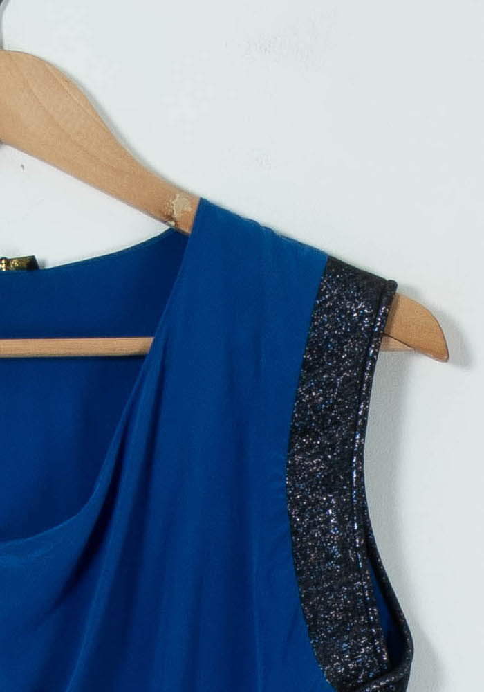 Débardeur Bleu et Noir - Taille S/36 de la marque Maje | PARAD64713 - Vendu par Paradigme - Image 3