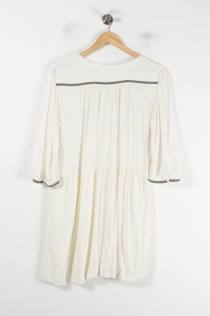 Robe Midi Blanche et Noire - Taille L/40 de la marque ba&sh | PARAD64726 - Vendu par Paradigme - Image 4
