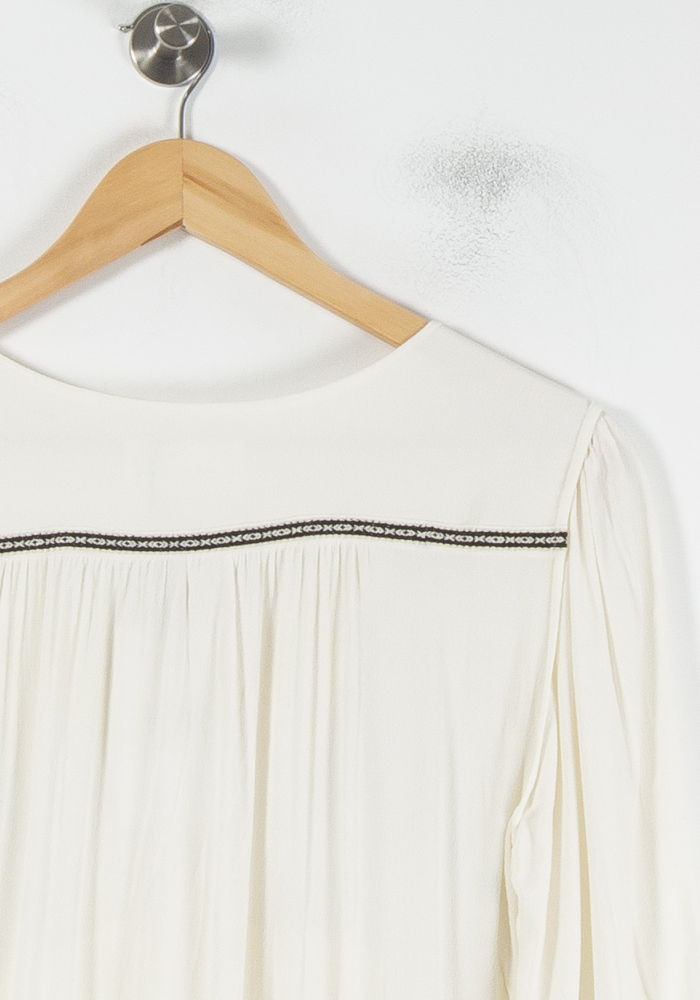 Robe Midi Blanche et Noire - Taille L/40 de la marque ba&sh | PARAD64726 - Vendu par Paradigme - Image 3