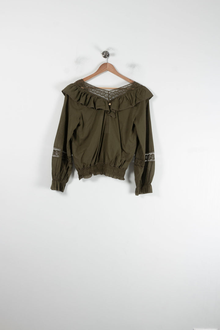 Blouse Verte - Taille XS/34 de la marque Liu Jo | PARAD64730 - Vendu par Paradigme - Image 4