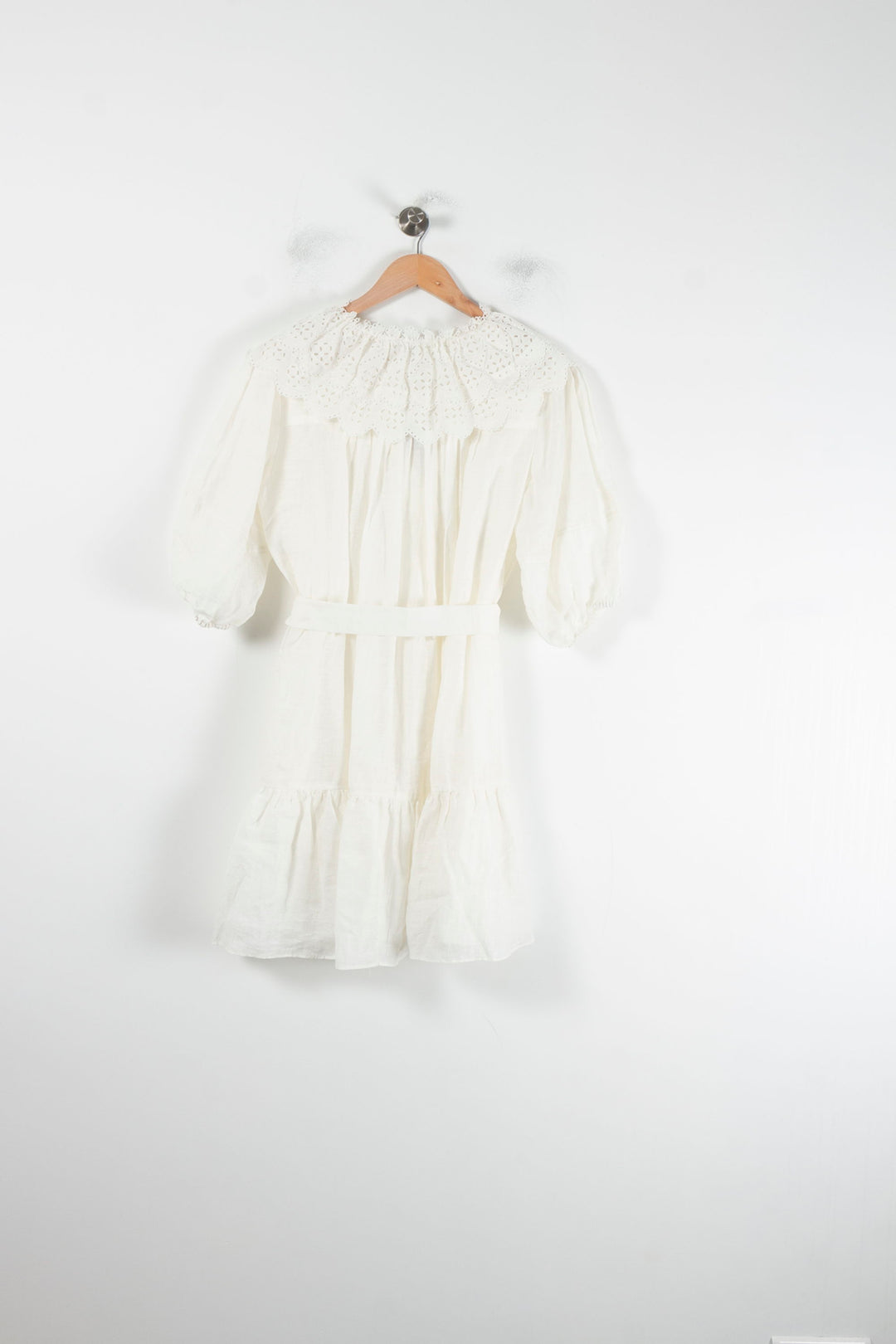 Robe Courte Blanche - Taille L/40 de la marque Sandro | PARAD64732 - Vendu par Paradigme - Image 4