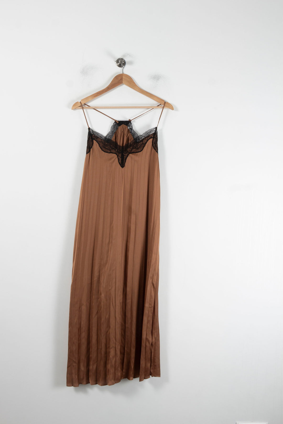 Robe Longue Marron et Noire - Taille XS/34 de la marque Liu Jo | PARAD64733 - Vendu par Paradigme - Image 2