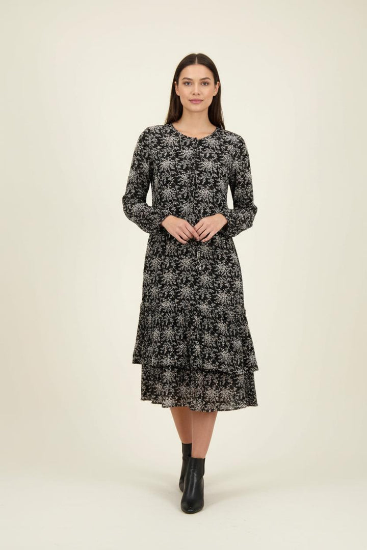 Robe Midi Noire et Blanche - Taille M/38 de la marque Comptoir des Cotonniers | PARAD64739 - Vendu par Paradigme - Image 1