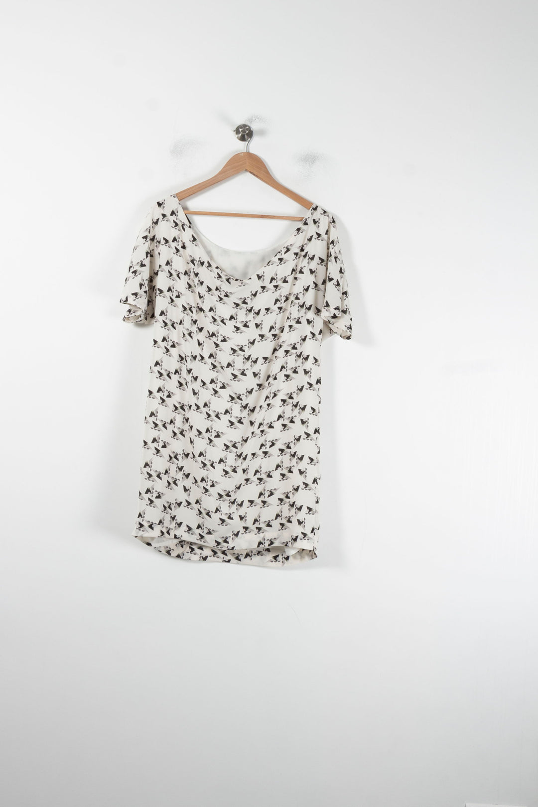 Robe Courte Blanche et Noire - Taille L/40 de la marque IKKS | PARAD64740 - Vendu par Paradigme - Image 4