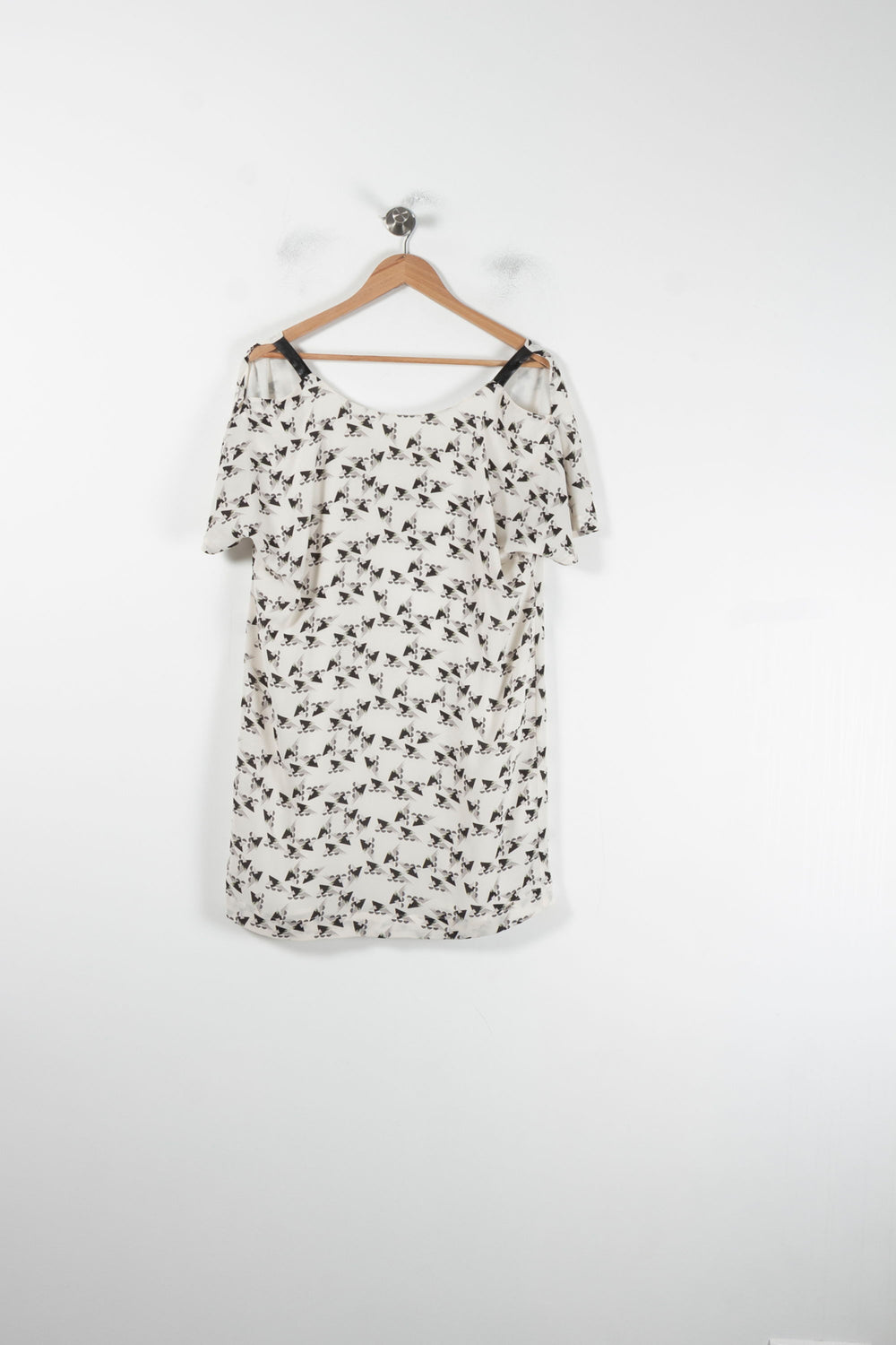 Robe Courte Blanche et Noire - Taille L/40 de la marque IKKS | PARAD64740 - Vendu par Paradigme - Image 2