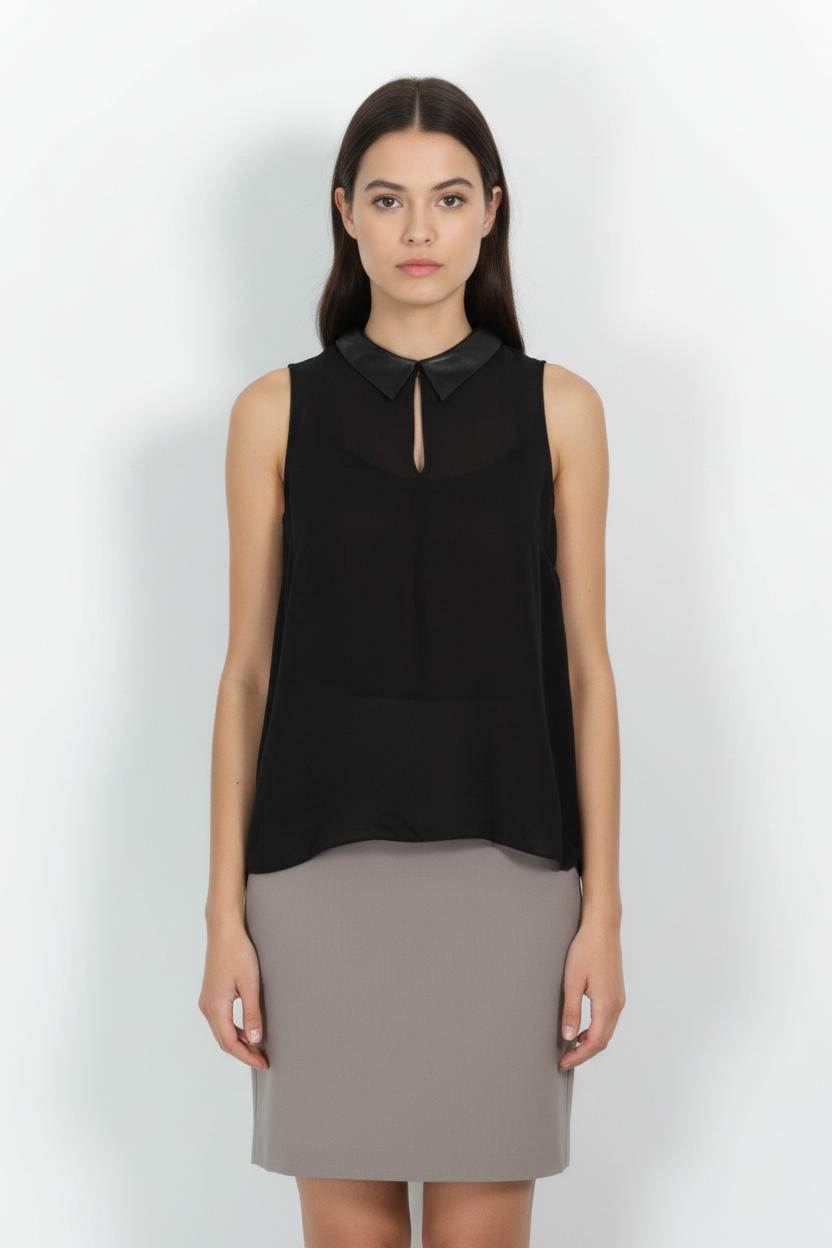 Débardeur Noir et Rose - Taille L/40 de la marque Sandro | PARAD64741 - Vendu par Paradigme - Image 1