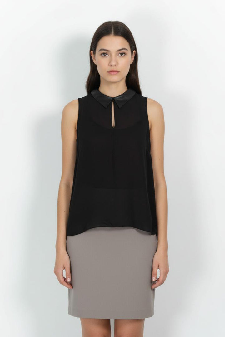 Débardeur Noir et Rose - Taille L/40 de la marque Sandro | PARAD64741 - Vendu par Paradigme - Image 1
