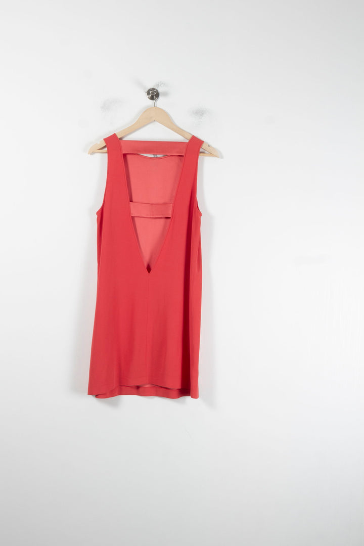 Robe Sans Manches Rouge - Taille L/40 de la marque Zadig&Voltaire | PARAD64743 - Vendu par Paradigme - Image 4
