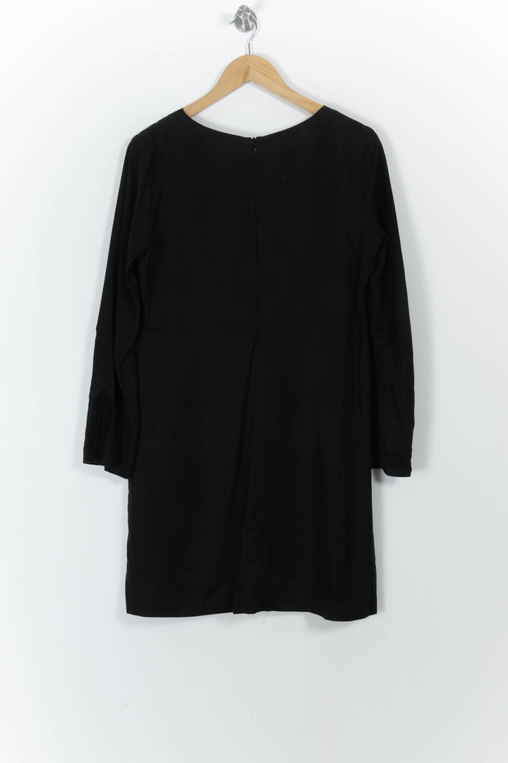 Robe Midi Noire - Taille L/40 de la marque Maje | PARAD64747 - Vendu par Paradigme - Image 4