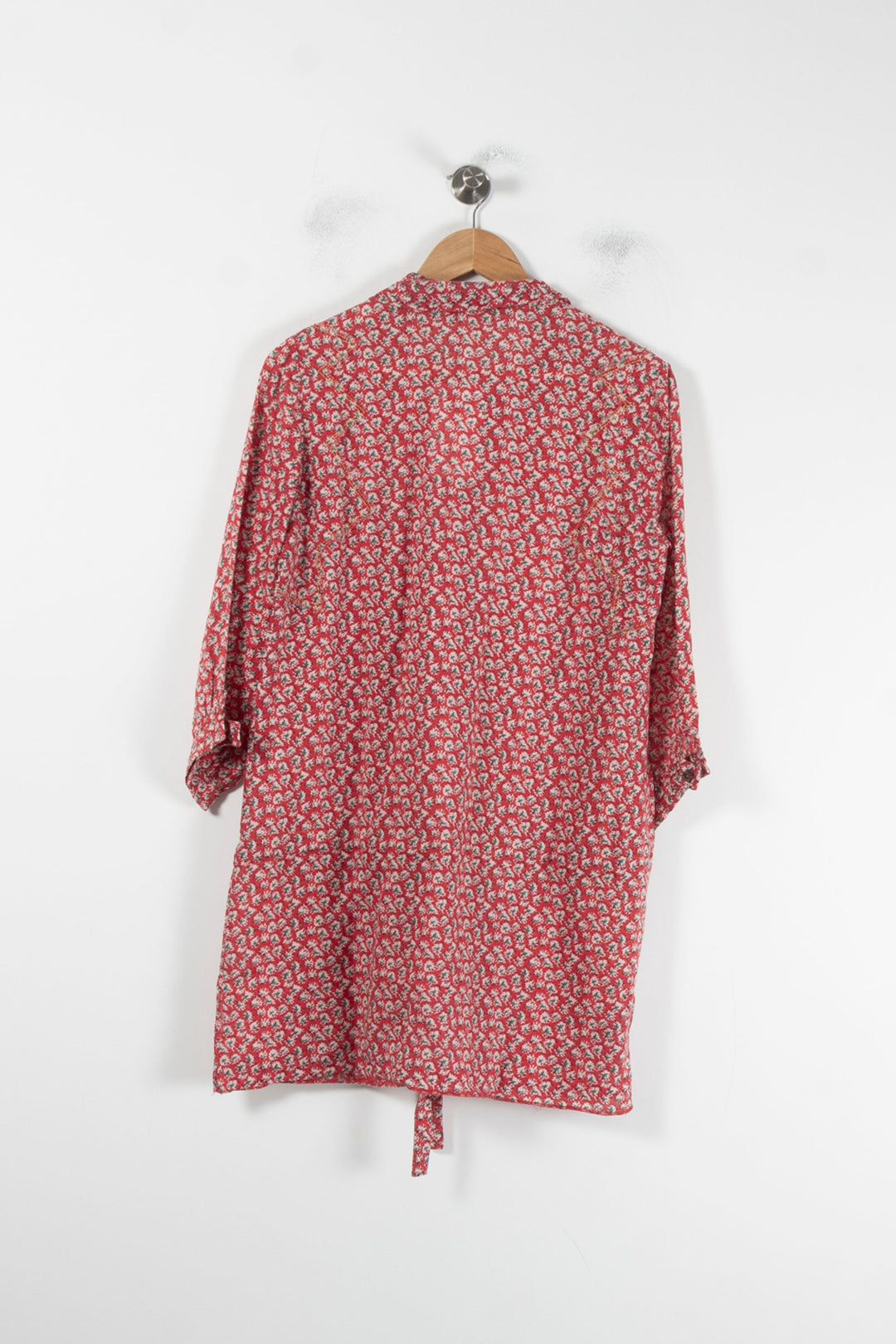 Robe Chemise Rouge et Blanche - Taille L/40 de la marque Zadig&Voltaire | PARAD64757 - Vendu par Paradigme - Image 4