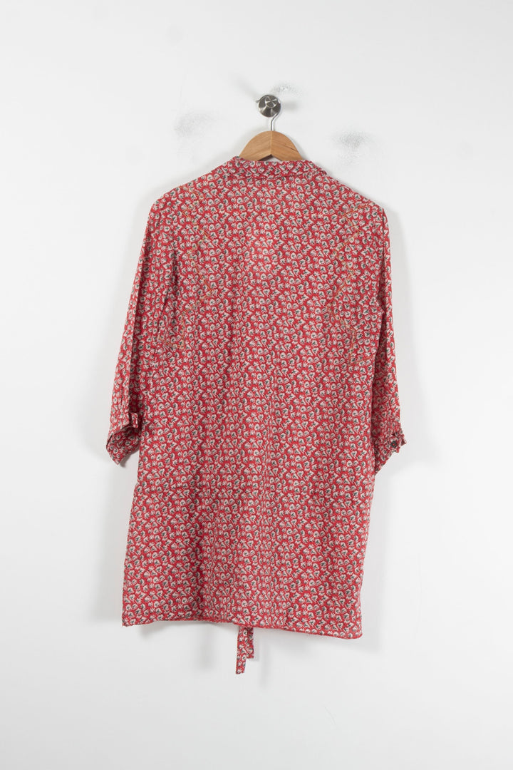 Robe Chemise Rouge et Blanche - Taille L/40 de la marque Zadig&Voltaire | PARAD64757 - Vendu par Paradigme - Image 4