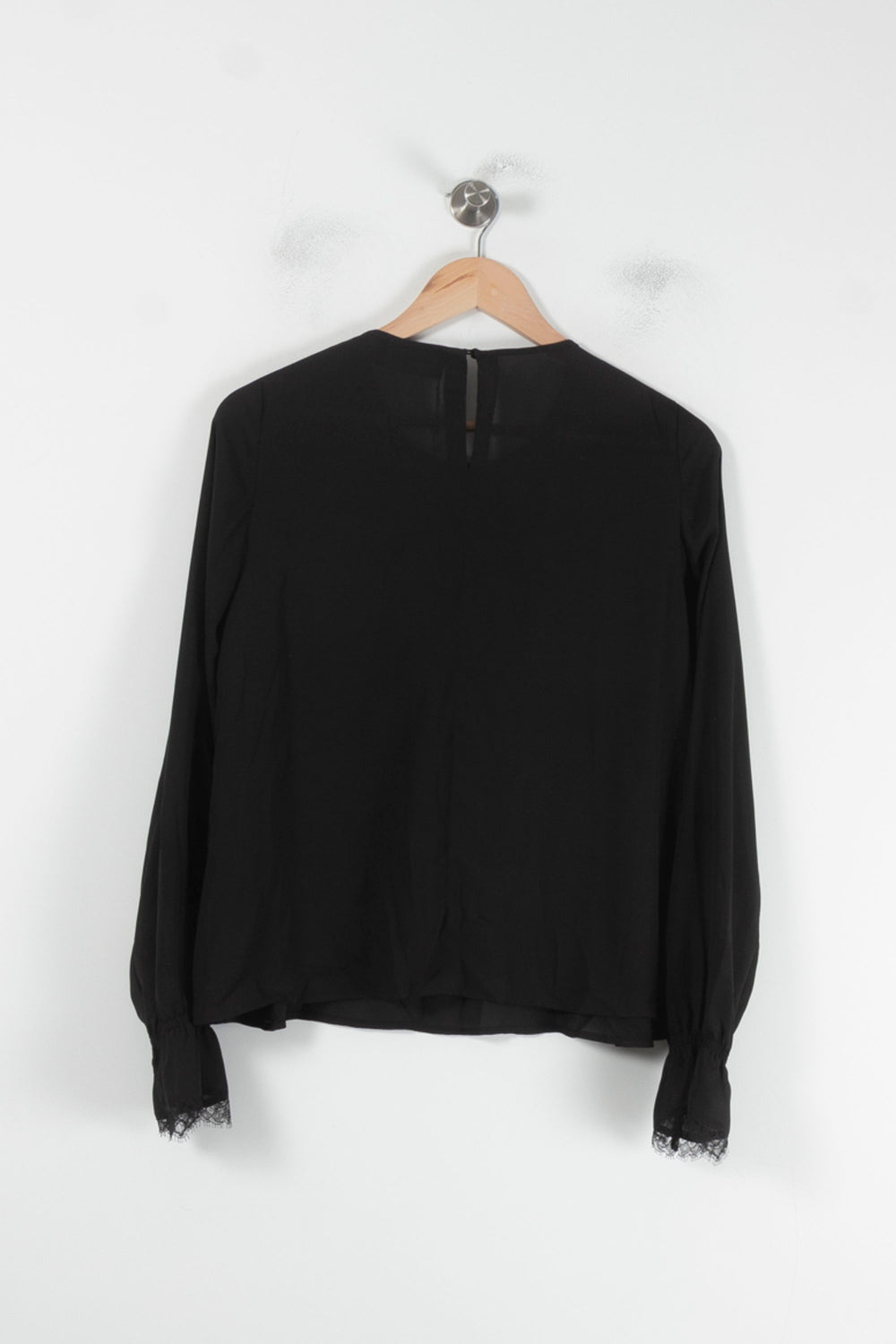 Blouse Noire - Taille M/38 de la marque The Kooples | PARAD64760 - Vendu par Paradigme - Image 2