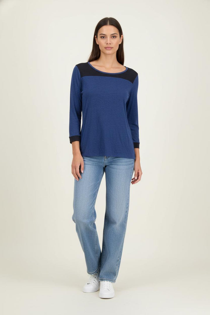 Tunique Bleu et Noir - Taille M/38 de la marque Sandro | PARAD64761 - Vendu par Paradigme - Image 1