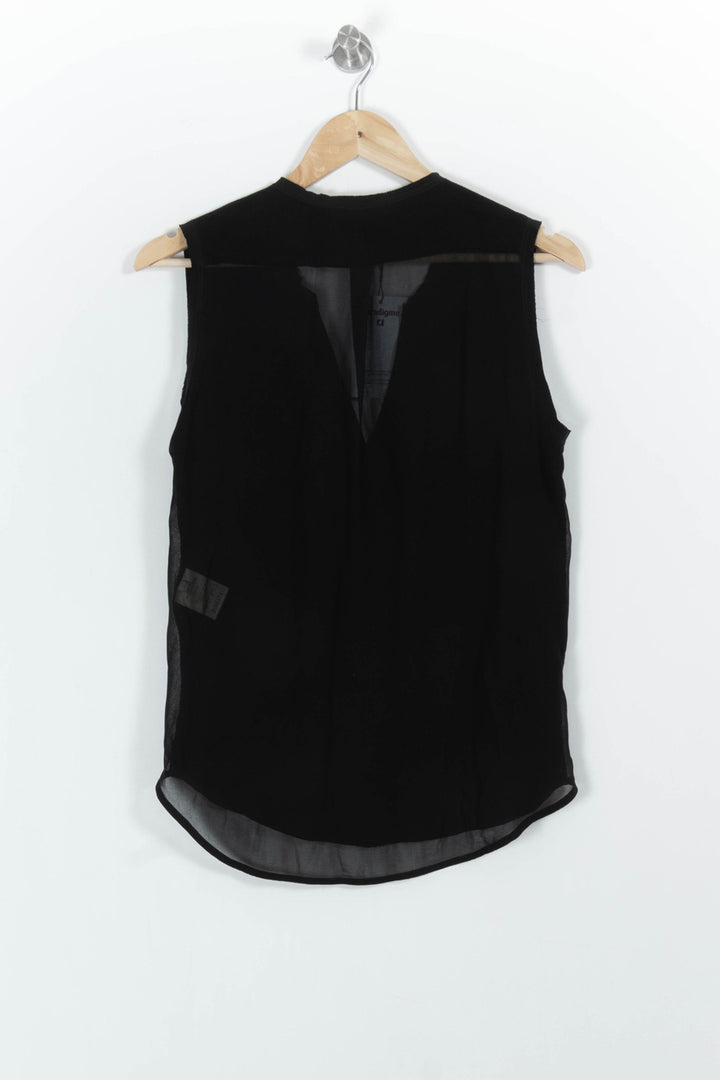 Blouse Noire - Taille S/36 de la marque Sandro | PARAD64762 - Vendu par Paradigme - Image 4