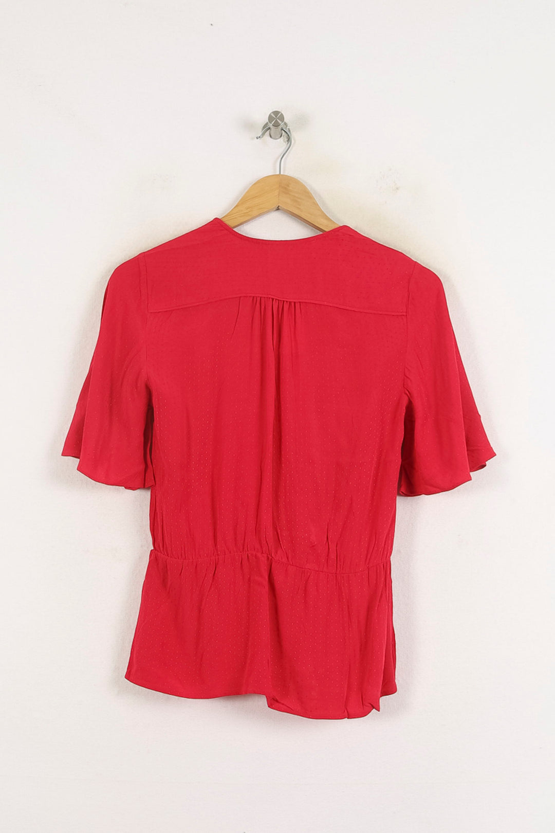 Blouse Rouge - Taille M/38 de la marque ZAPA | PARAD64766 - Vendu par Paradigme - Image 4