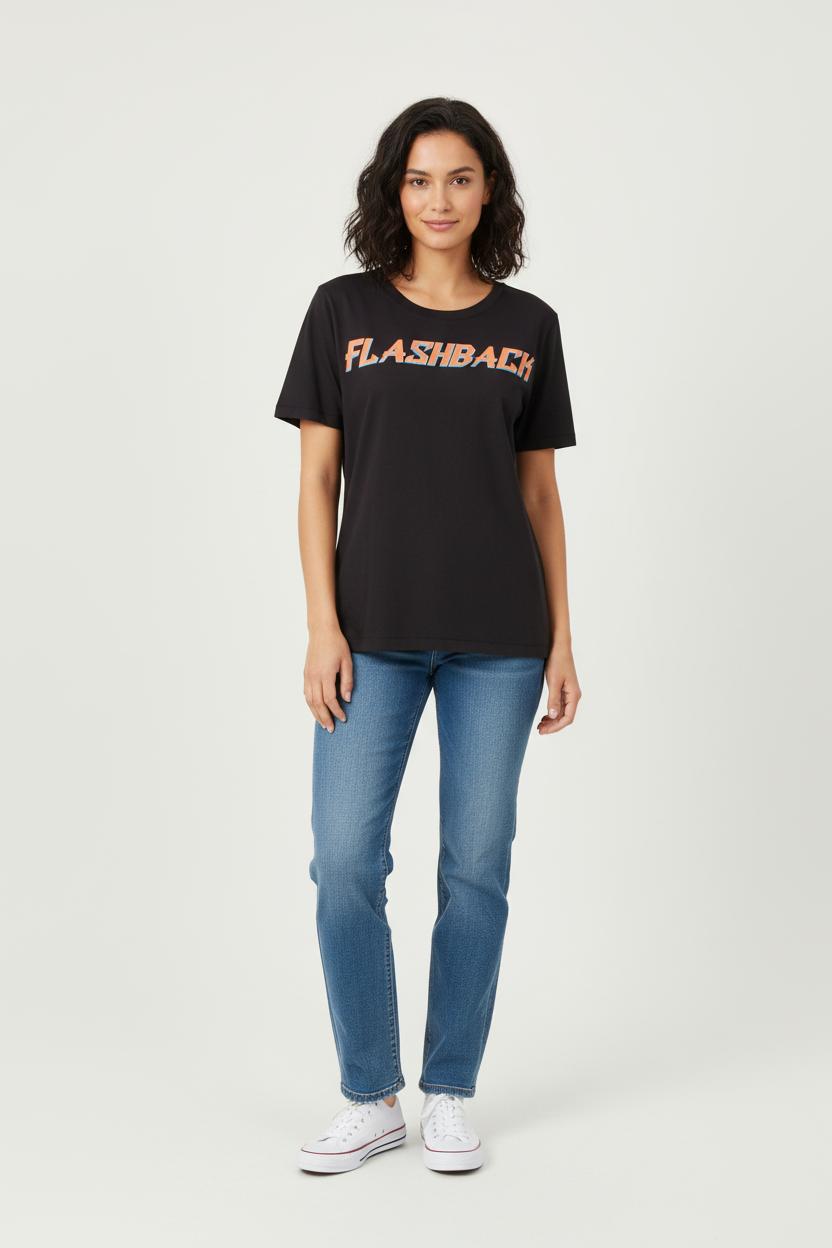 Tee-shirt Noir - Taille M/38 de la marque Sandro | PARAD64770 - Vendu par Paradigme - Image 1