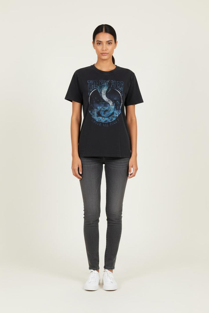 Tee-shirt Noir et Bleu - Taille XS/34 de la marque The Kooples | PARAD64772 - Vendu par Paradigme - Image 1