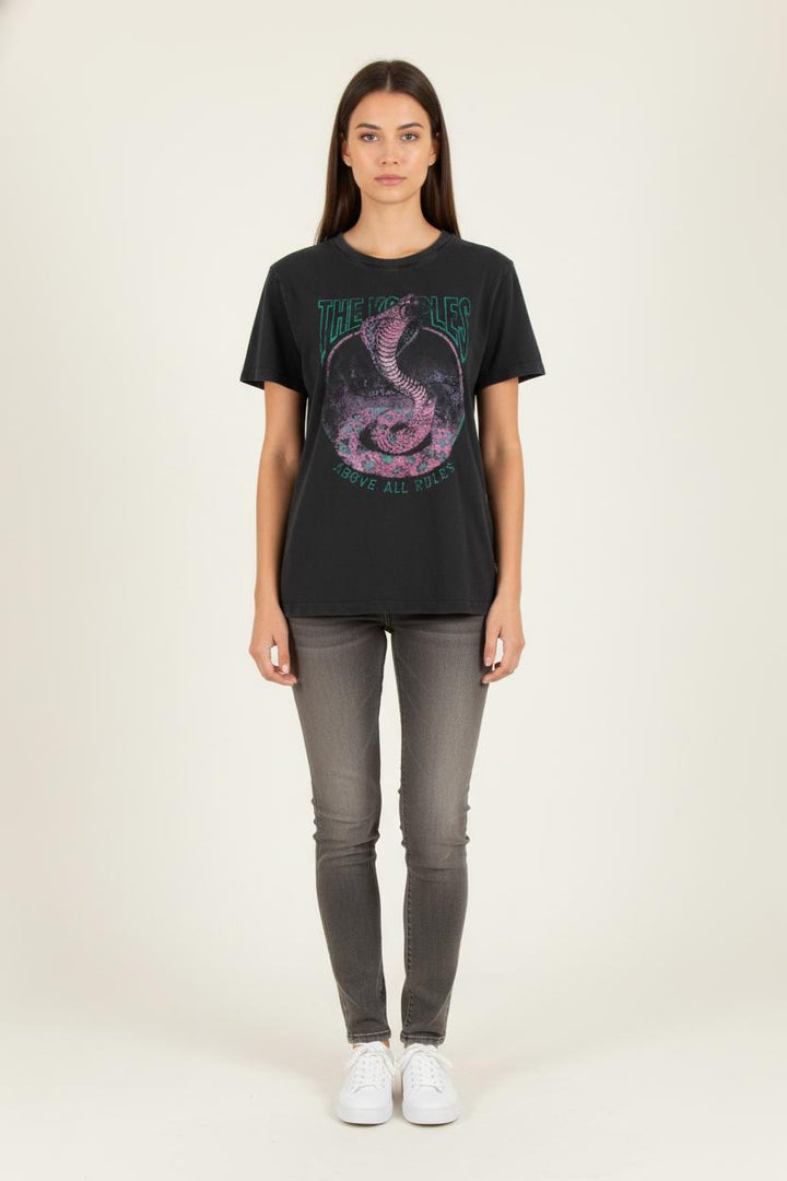 Tee-shirt Noir - Taille S/36 de la marque The Kooples | PARAD64773 - Vendu par Paradigme - Image 1