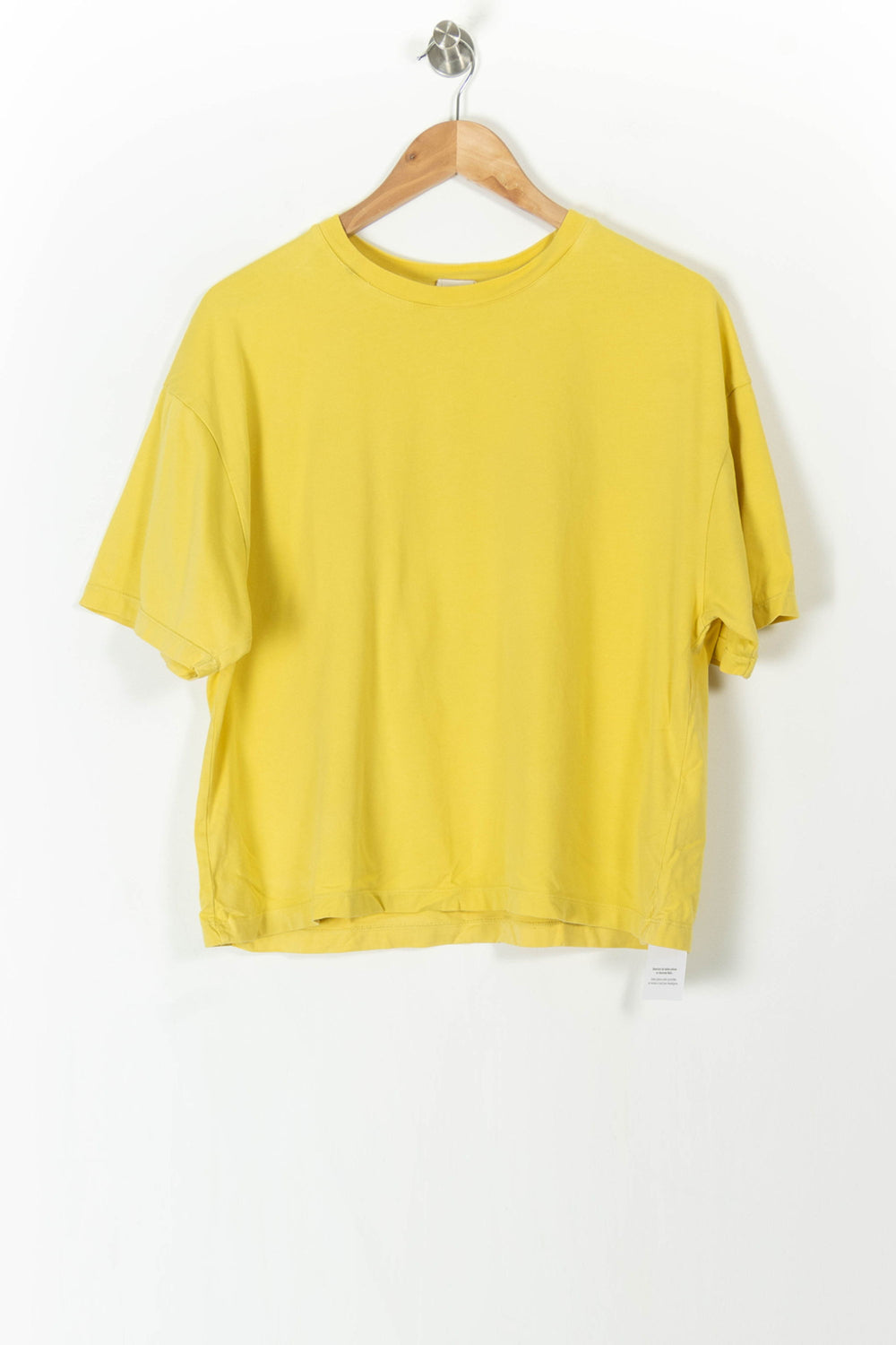 Tee-shirt Jaune - Taille XS/34 de la marque American Vintage | PARAD64775 - Vendu par Paradigme - Image 2