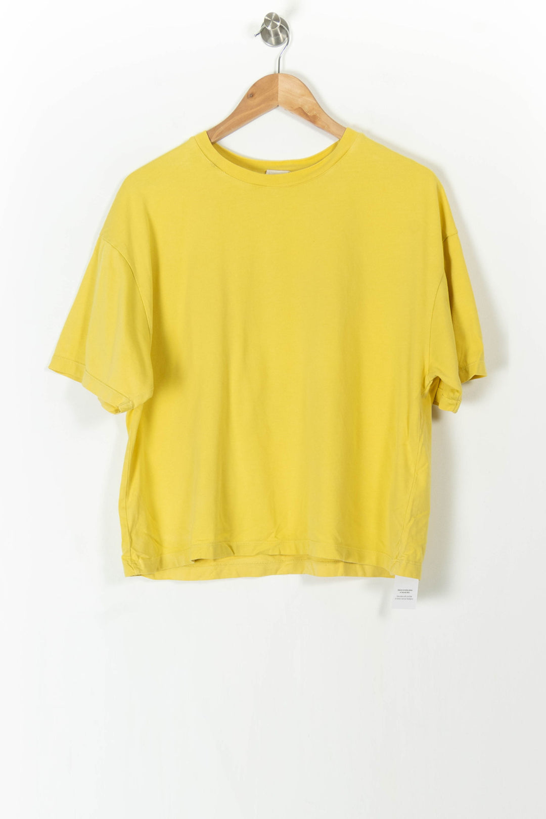 Tee-shirt Jaune - Taille XS/34 de la marque American Vintage | PARAD64775 - Vendu par Paradigme - Image 2