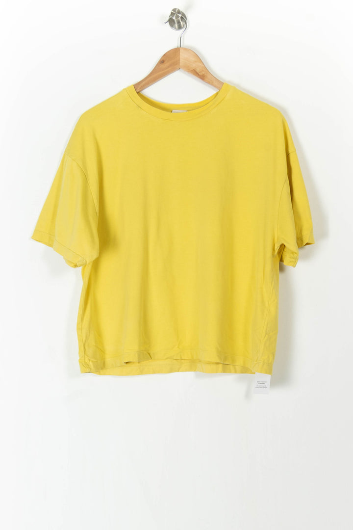 Tee-shirt Jaune - Taille XS/34 de la marque American Vintage | PARAD64775 - Vendu par Paradigme - Image 2