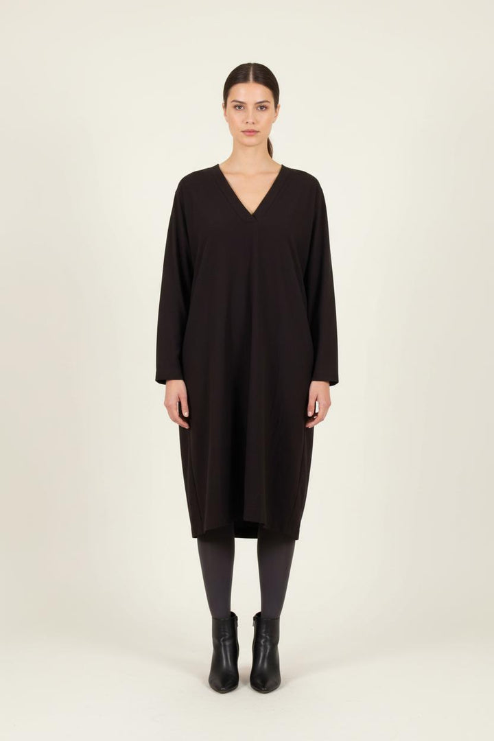 Robe Midi Noire - Taille L/40 de la marque Galeries Lafayette | PARAD64782 - Vendu par Paradigme - Image 1