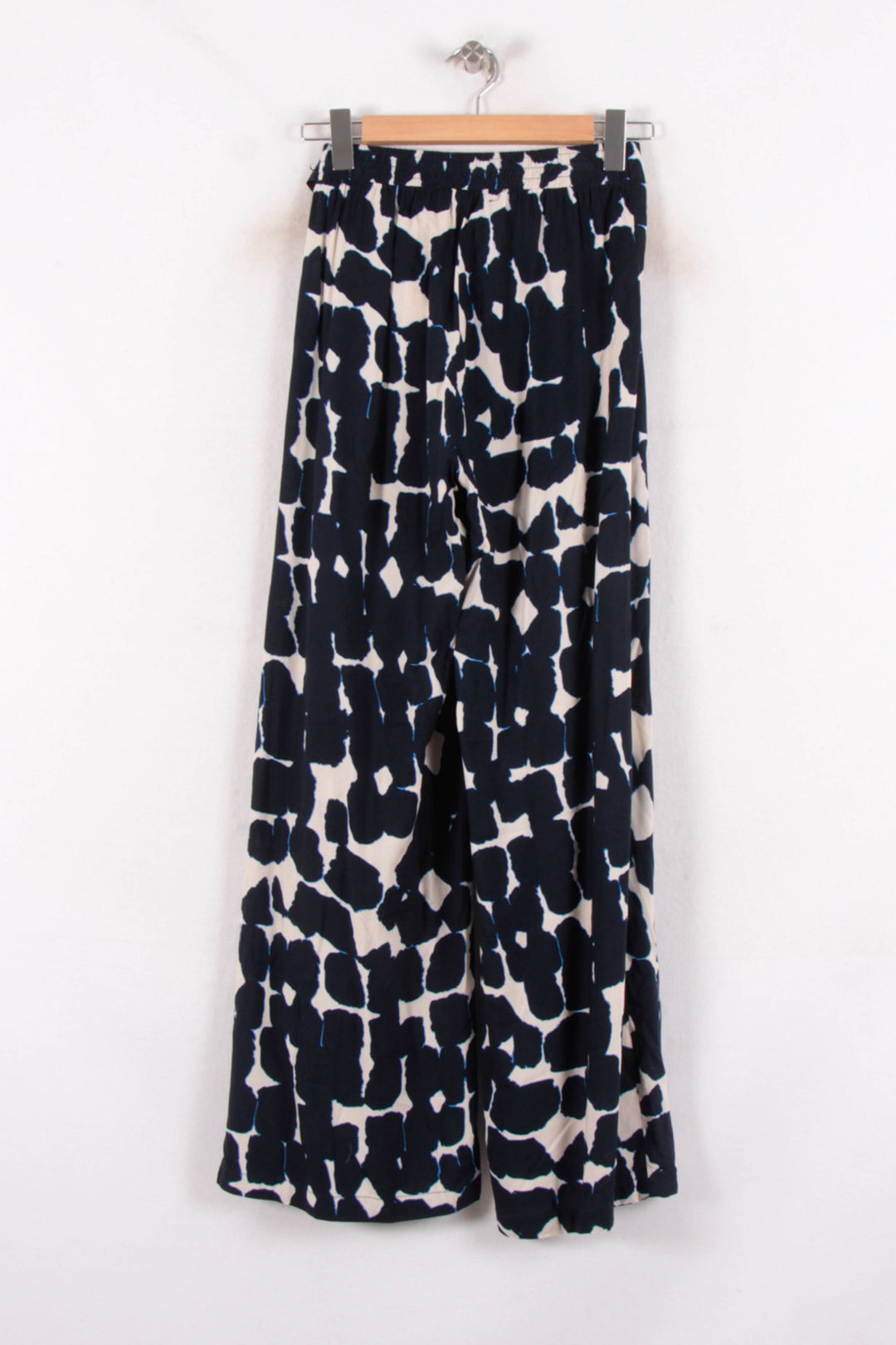 Pantalon Large Bleu et Blanc - Taille S/36 de la marque La Fée Maraboutée | PARAD64783 - Vendu par Paradigme - Image 4