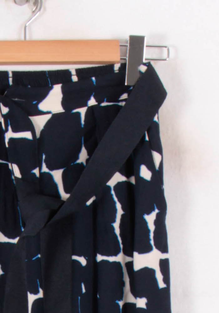 Pantalon Large Bleu et Blanc - Taille S/36 de la marque La Fée Maraboutée | PARAD64783 - Vendu par Paradigme - Image 3