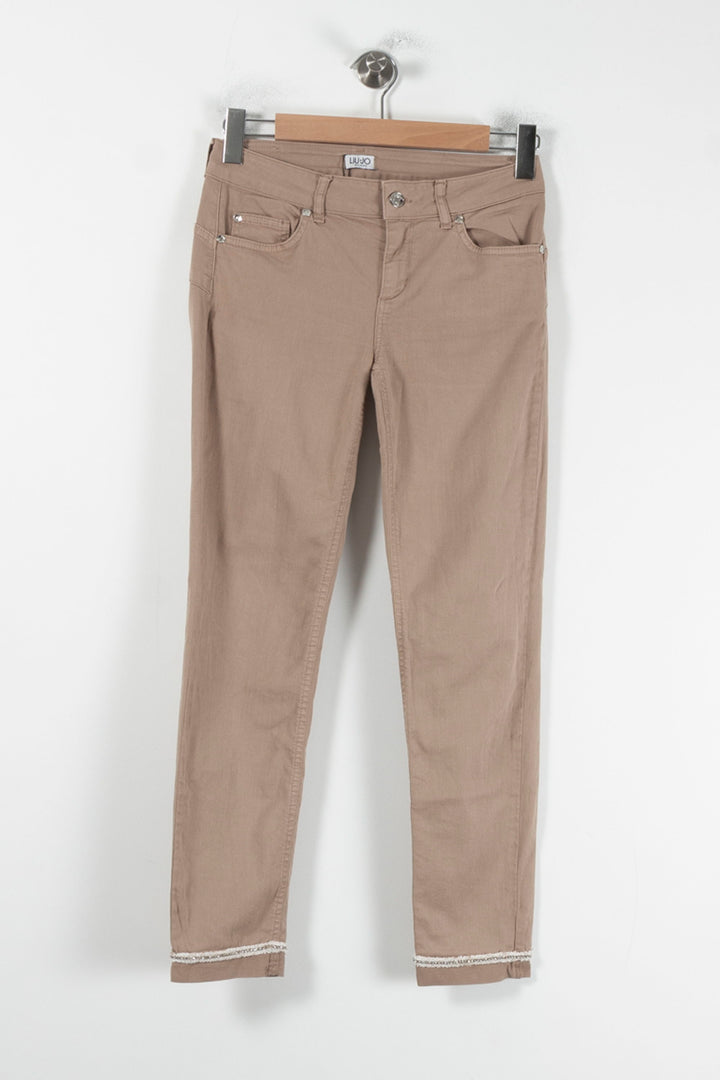 Jean Beige - Taille M/38 de la marque Liu Jo | PARAD64785 - Vendu par Paradigme - Image 2