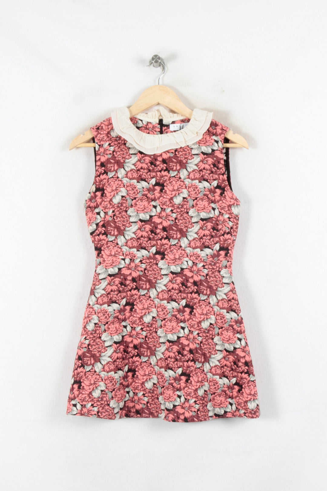 Robe Fleurie Rose et Blanc - Taille S/36 de la marque Sandro | PARAD64788 - Vendu par Paradigme - Image 2