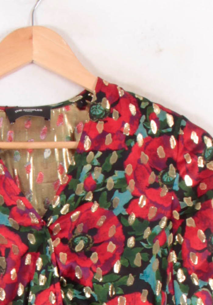 Blouse Rouge et Verte - Taille S/36 de la marque The Kooples | PARAD64795 - Vendu par Paradigme - Image 3