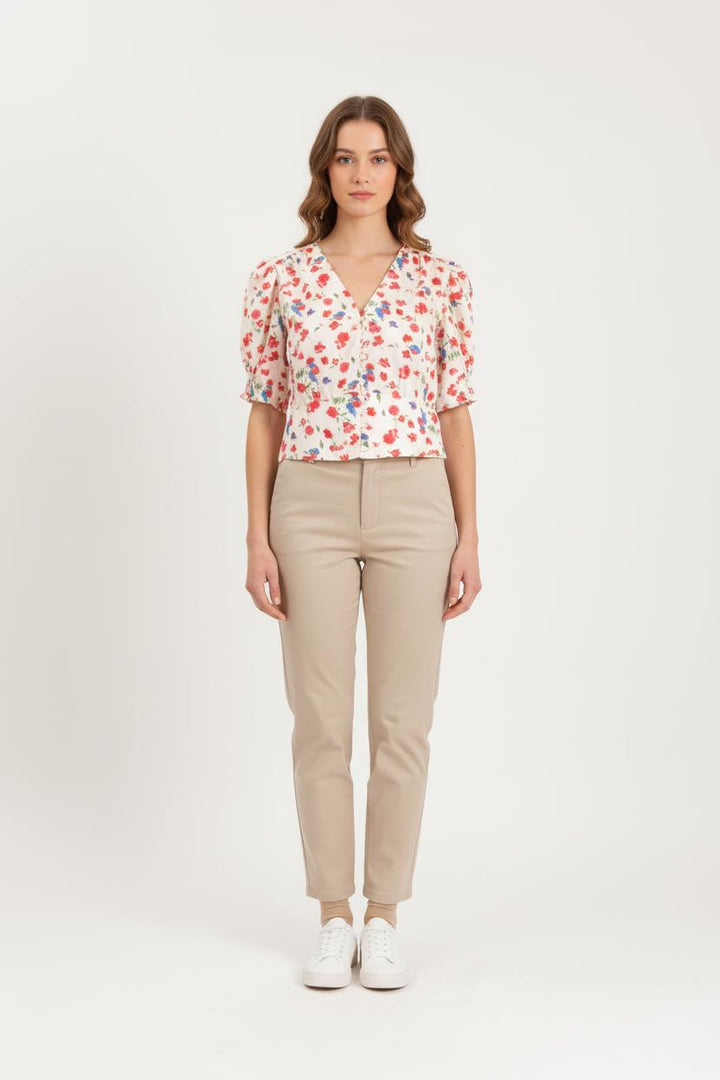 Blouse Fleurie Multicolore - Taille XS/34 de la marque The Kooples | PARAD64796 - Vendu par Paradigme - Image 1