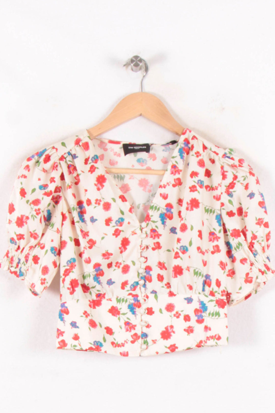 Blouse Fleurie Multicolore - Taille XS/34 de la marque The Kooples | PARAD64796 - Vendu par Paradigme - Image 2