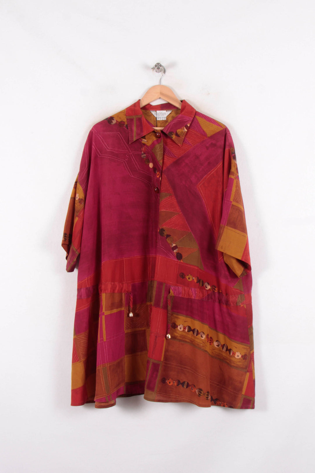 Chemise Bordeau et Orange - Taille L/40 de la marque Max Mara | PARAD64798 - Vendu par Paradigme - Image 2