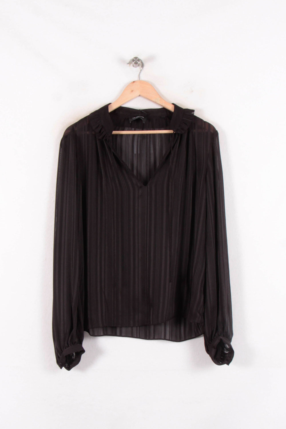 Blouse Noire - Taille L/40 de la marque The Kooples | PARAD64805 - Vendu par Paradigme - Image 2