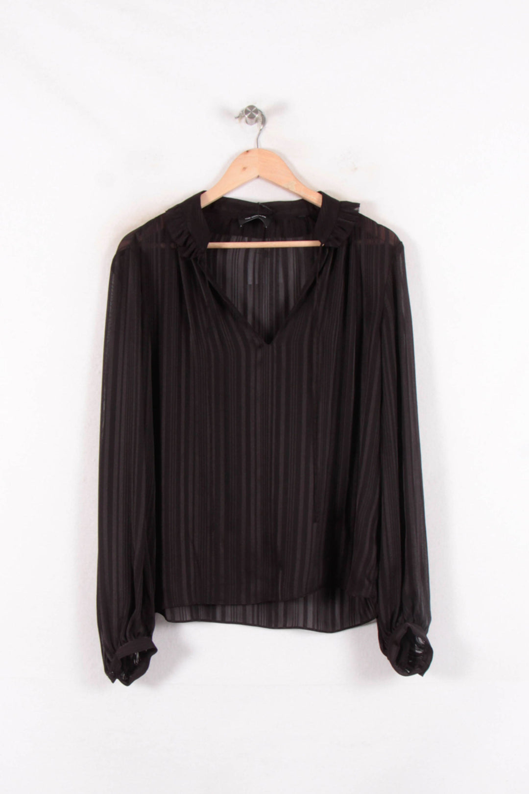 Blouse Noire - Taille L/40 de la marque The Kooples | PARAD64805 - Vendu par Paradigme - Image 2