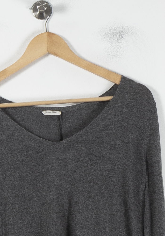 Pull Gris - Taille S/36 de la marque American Vintage | PARAD64812 - Vendu par Paradigme - Image 3