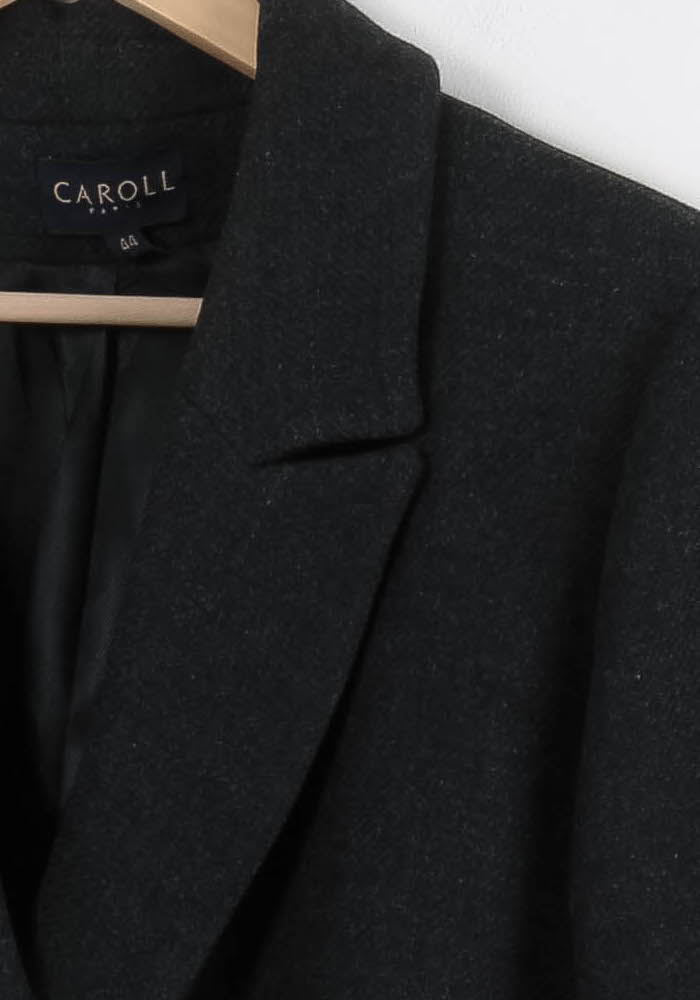 Manteau Gris - Taille XXL/44 de la marque Caroll | PARAD64815 - Vendu par Paradigme - Image 3