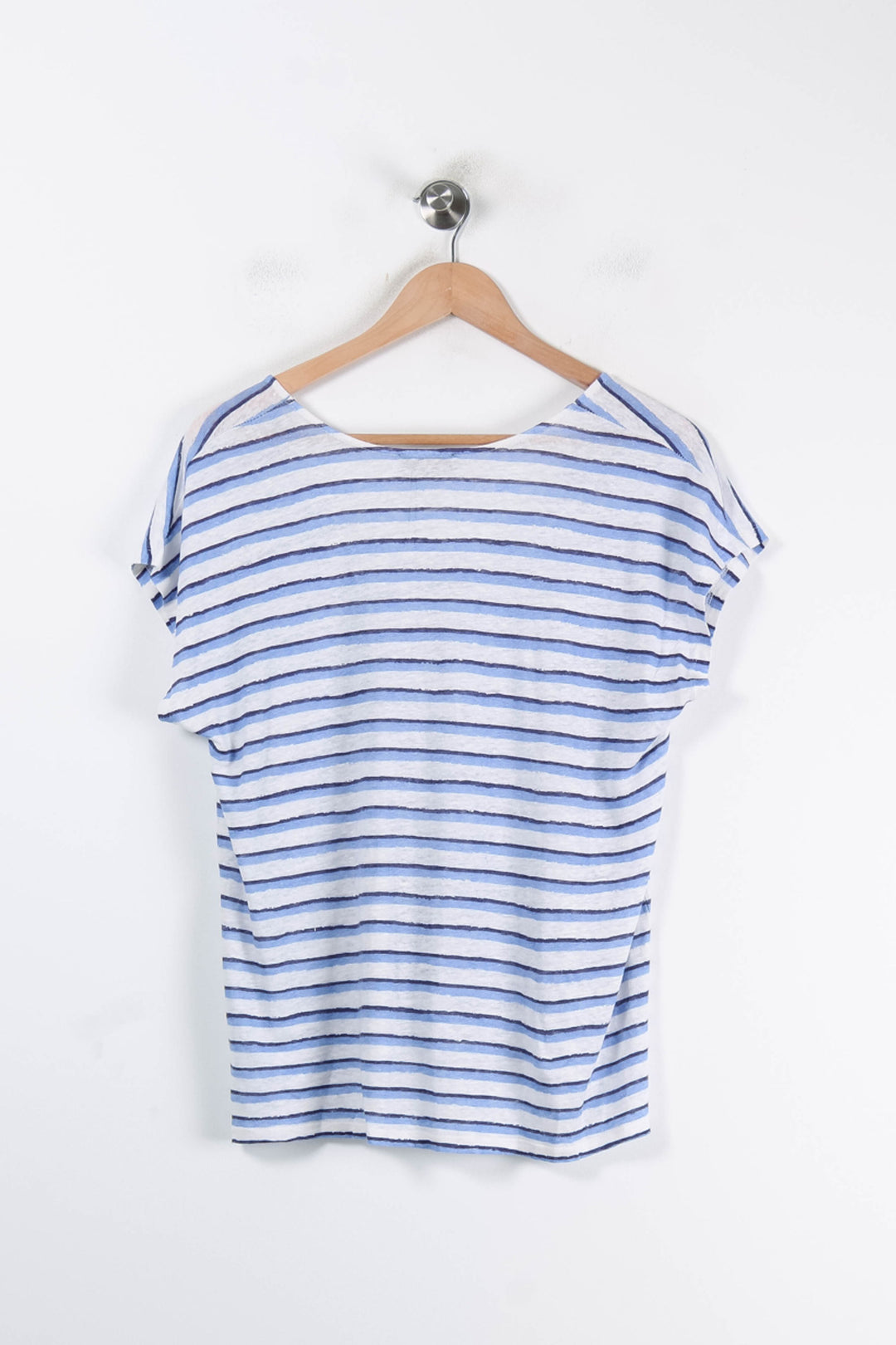 Tee-shirt Blanc et Bleu - Taille L/40 de la marque Caroll | PARAD64818 - Vendu par Paradigme - Image 4