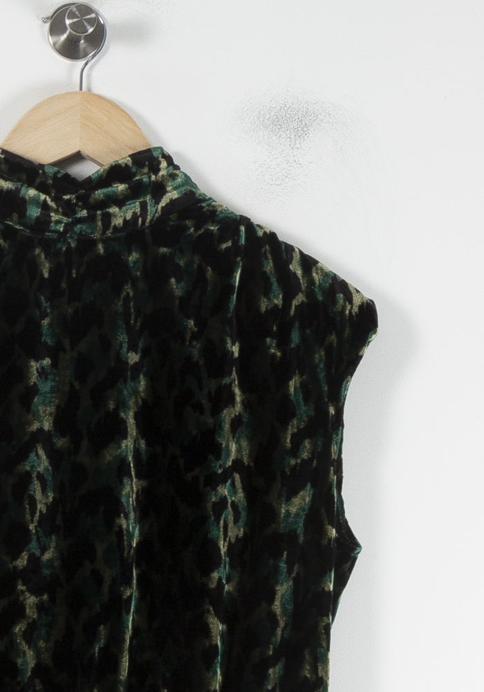 Robe Midi Verte et Noire - Taille M/38 de la marque IKKS | PARAD64825 - Vendu par Paradigme - Image 3