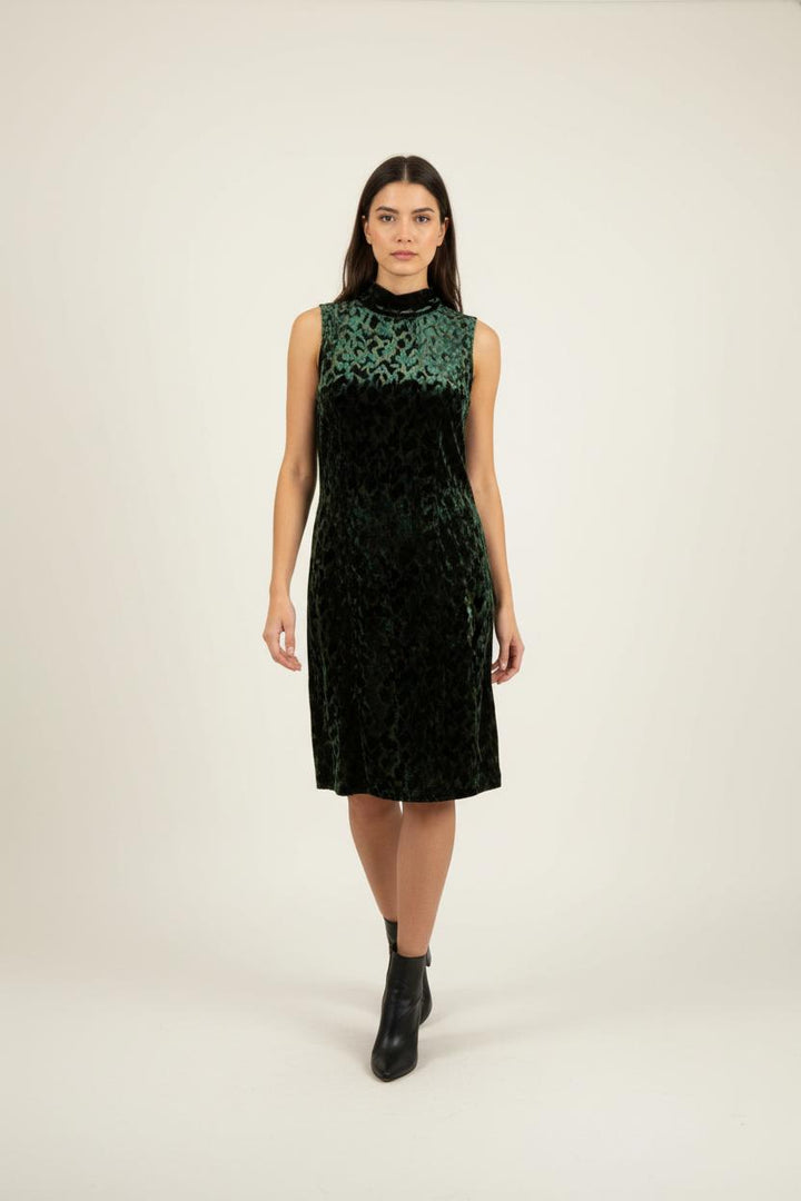 Robe Midi Verte et Noire - Taille M/38 de la marque IKKS | PARAD64825 - Vendu par Paradigme - Image 1