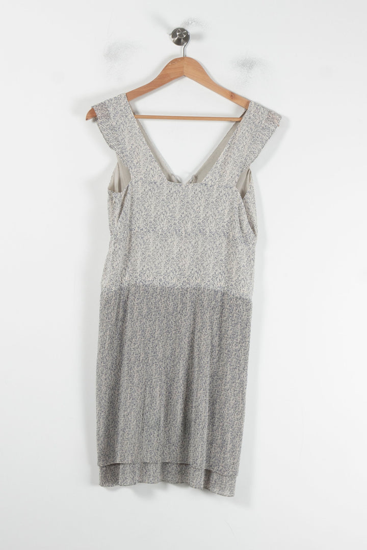 Robe Midi Bleu et Gris - Taille S/36 de la marque Comptoir des Cotonniers | PARAD64830 - Vendu par Paradigme - Image 4