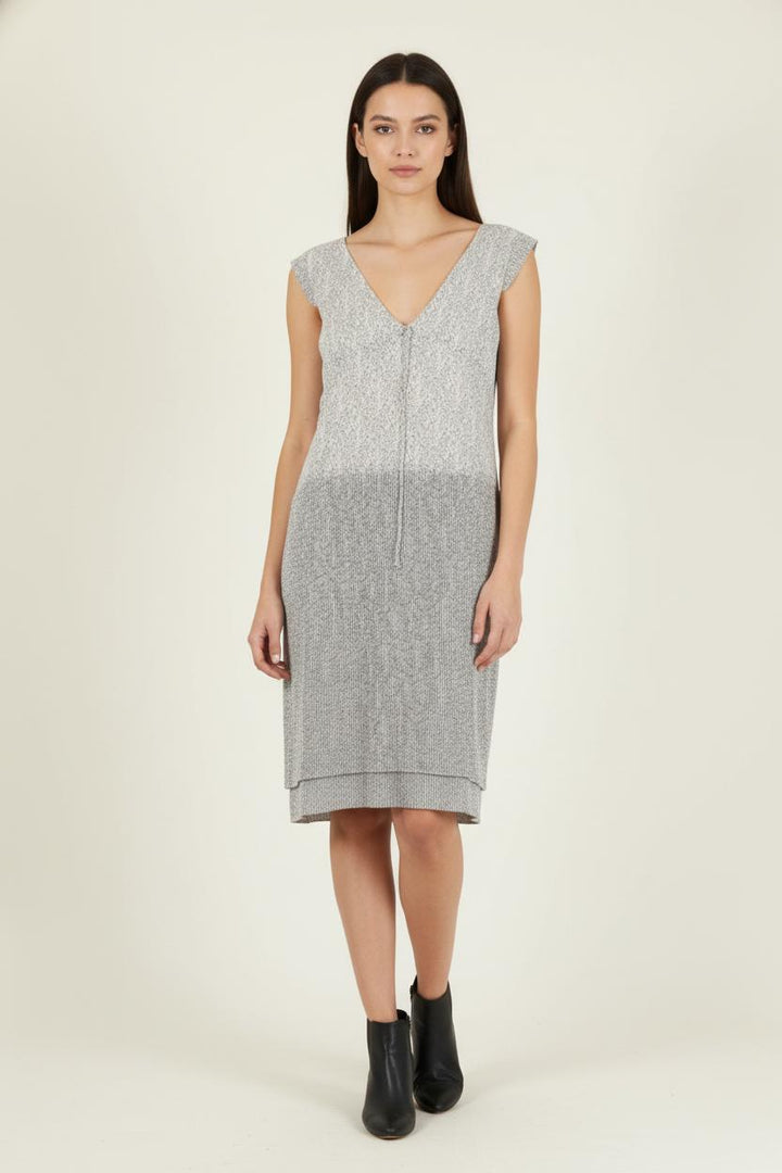 Robe Midi Bleu et Gris - Taille S/36 de la marque Comptoir des Cotonniers | PARAD64830 - Vendu par Paradigme - Image 1