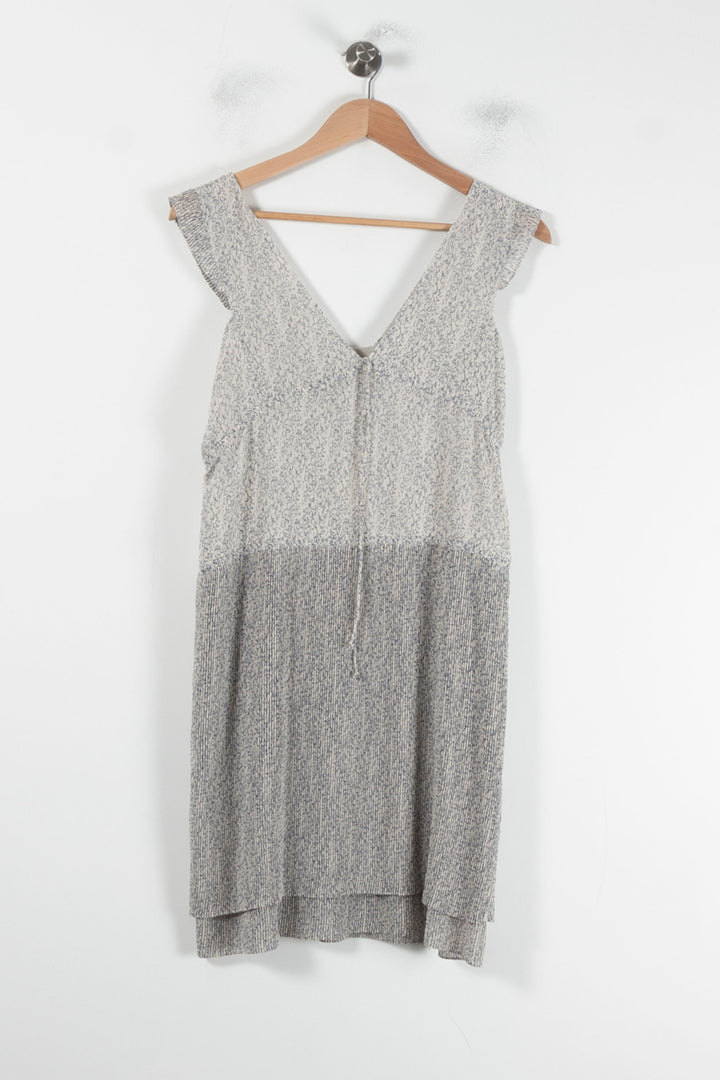 Robe Midi Bleu et Gris - Taille S/36 de la marque Comptoir des Cotonniers | PARAD64830 - Vendu par Paradigme - Image 2