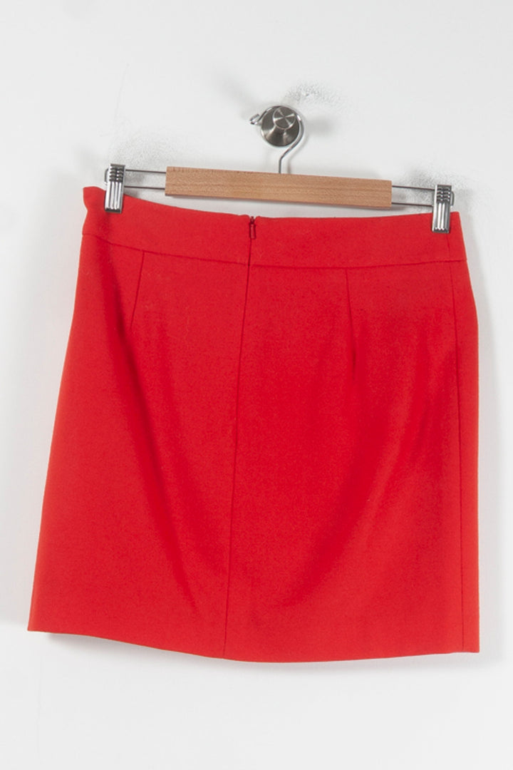 Jupe Droite Rouge - Taille M/38 de la marque Comptoir des Cotonniers | PARAD64847 - Vendu par Paradigme - Image 4