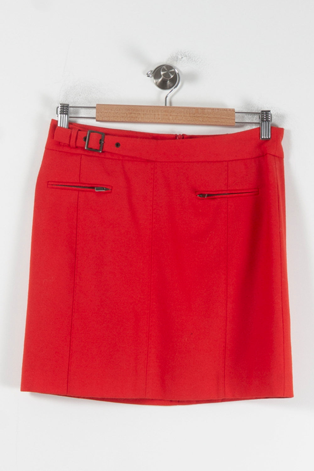 Jupe Droite Rouge - Taille M/38 de la marque Comptoir des Cotonniers | PARAD64847 - Vendu par Paradigme - Image 2