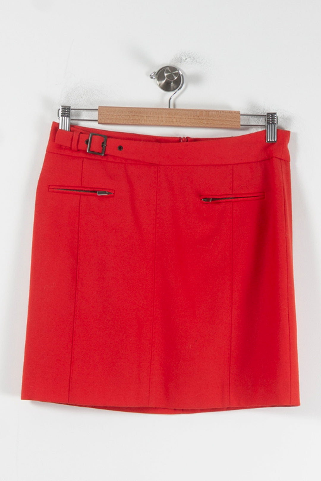 Jupe Droite Rouge - Taille M/38 de la marque Comptoir des Cotonniers | PARAD64847 - Vendu par Paradigme - Image 2