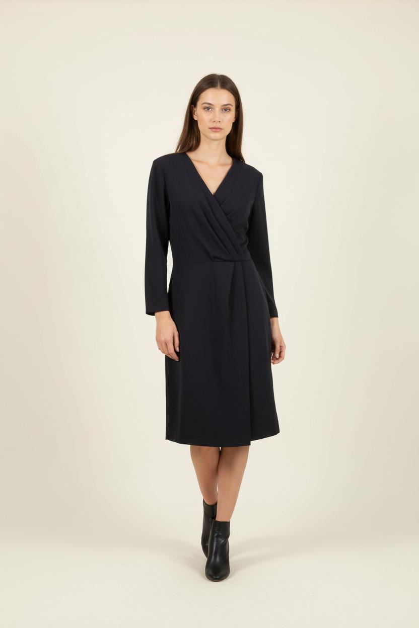 Robe Midi Bleue - Taille M/38 de la marque Sandro | PARAD64852 - Vendu par Paradigme - Image 1